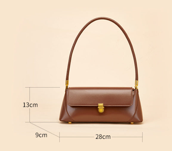 Upper East Chic – Luxe Leather Shoulder Bag