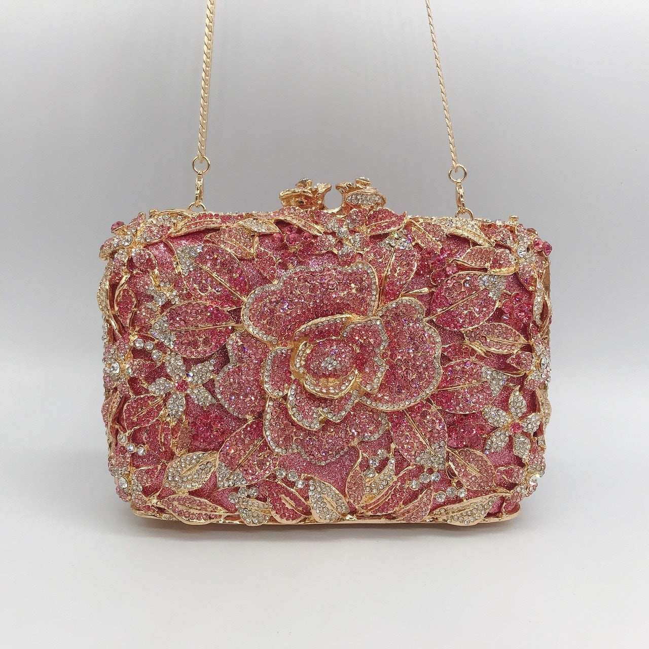 Taste of Glam – Pink Crystal Evening Bag