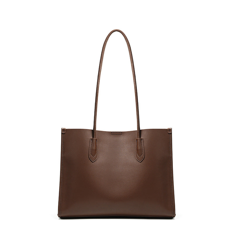 The Monica Clean Lines Leather Tote