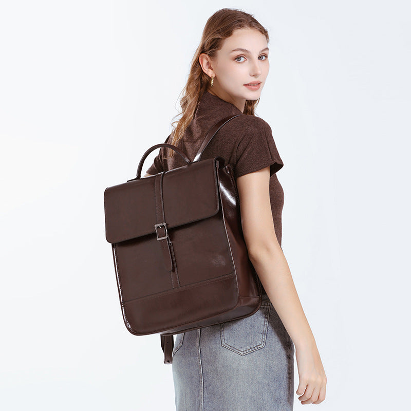 Rory’s Reading Room – Retro Leather Backpack