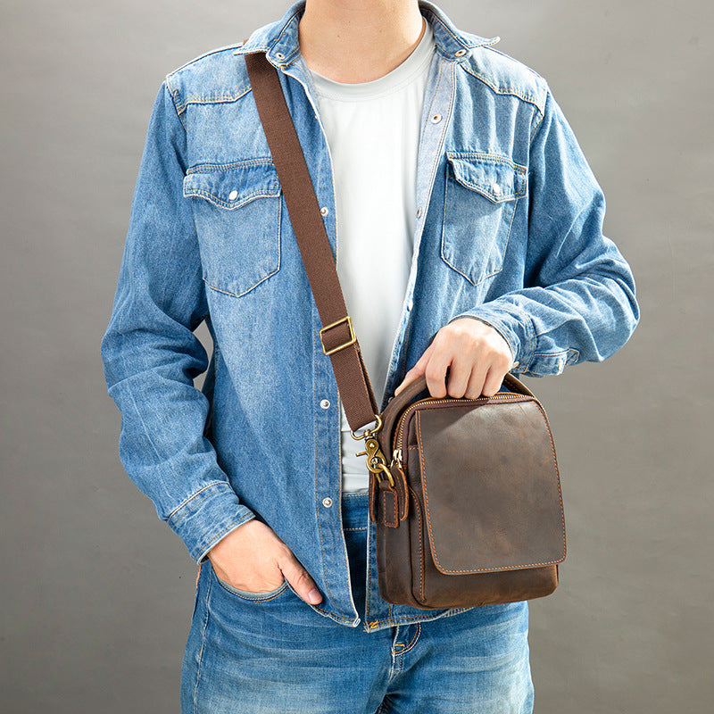 The Steve Energy Leather Crossbody Bag