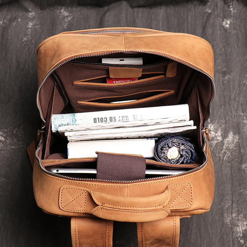 The Harrington Hero Leather Backpack