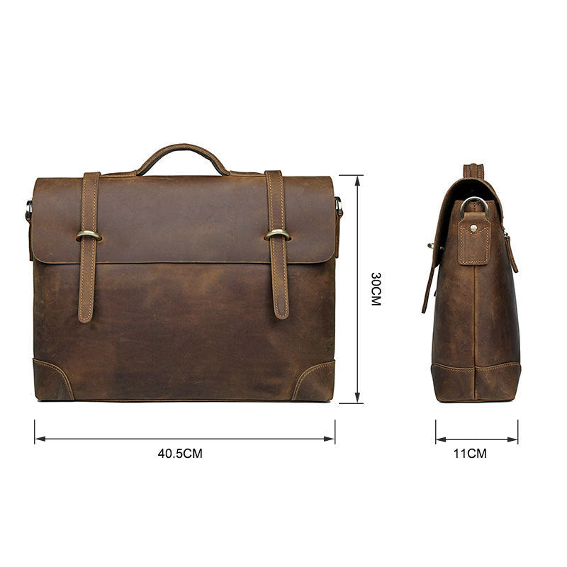 The Mosby – Dark Brown Professional Satchel