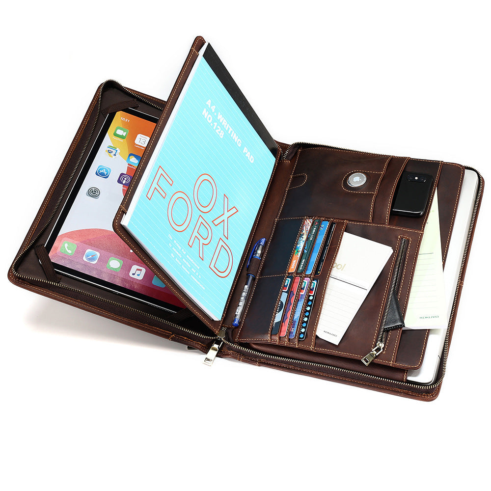 Another Draft – Architect Top Layer Cowhide Briefcase