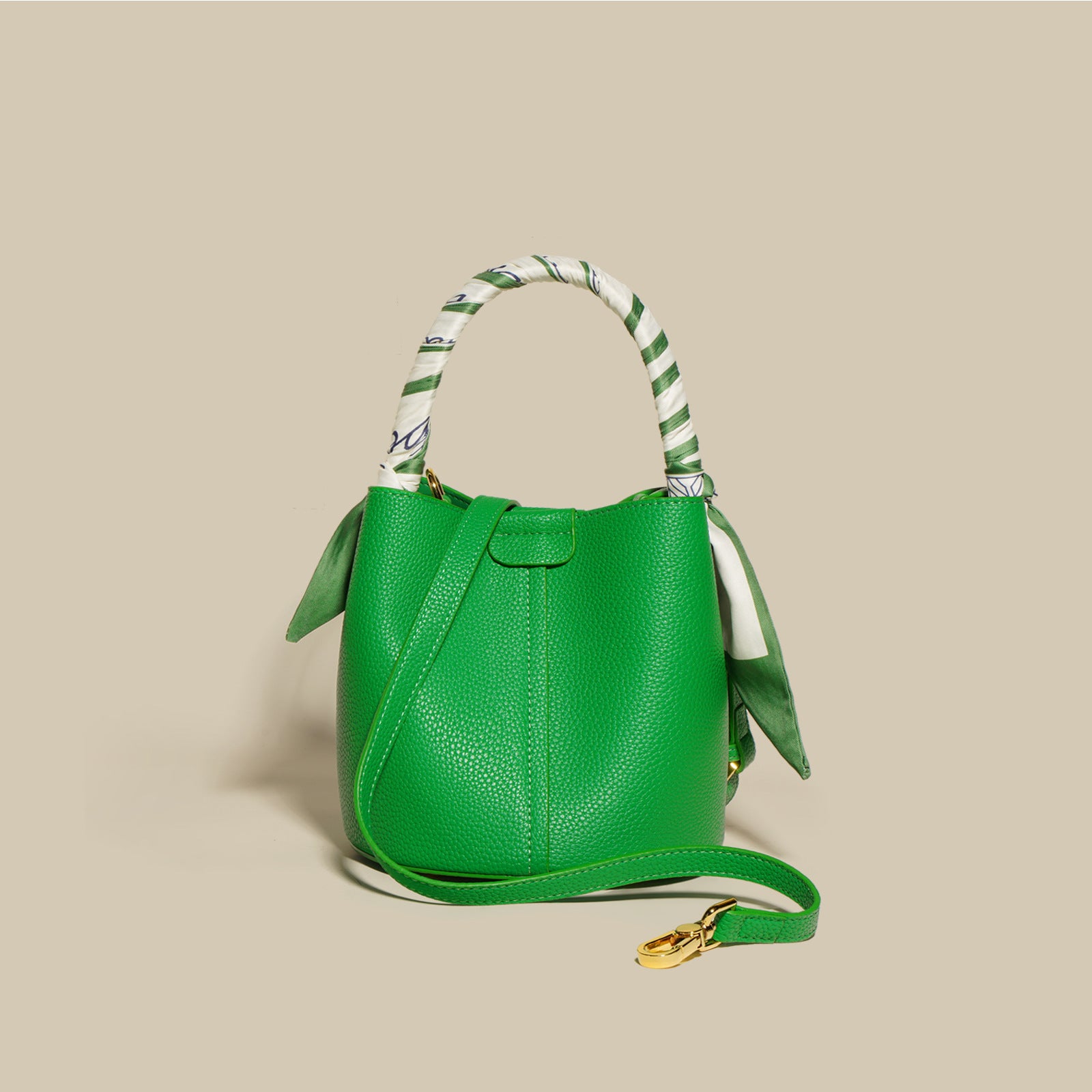 Brat Glow – Statement Genuine Leather Bucket Bag with Attitude