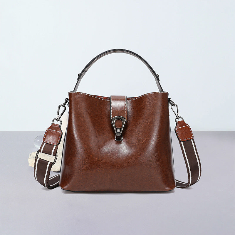 The Reputation Edit – Cowhide Leather Bucket Bag