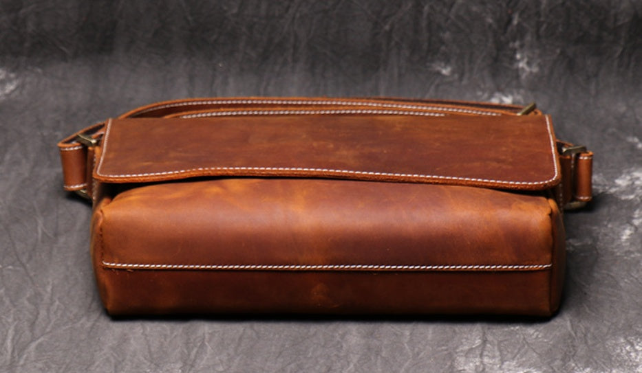 The Jeffords Built-Tough Leather Messenger Bag