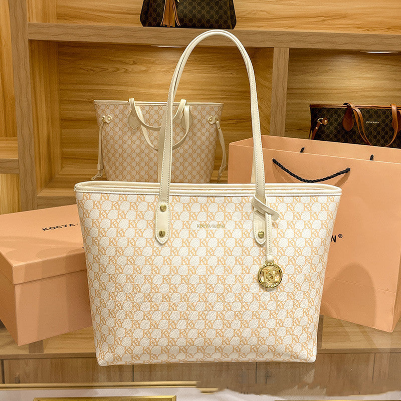 Empire Runway – Printed Shoulder Tote for Work & Everyday Slay