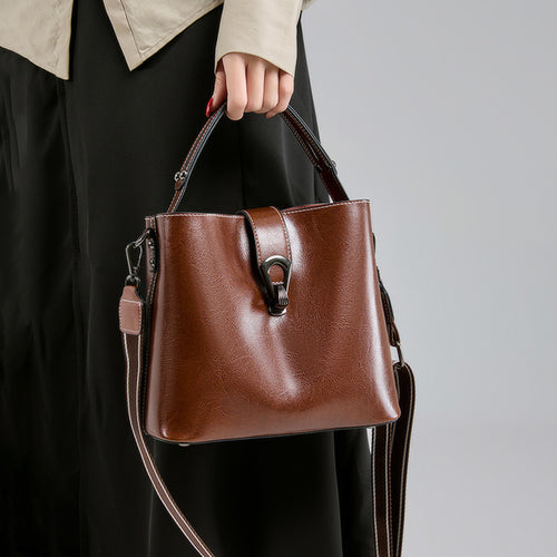 The Reputation Edit – Cowhide Leather Bucket Bag