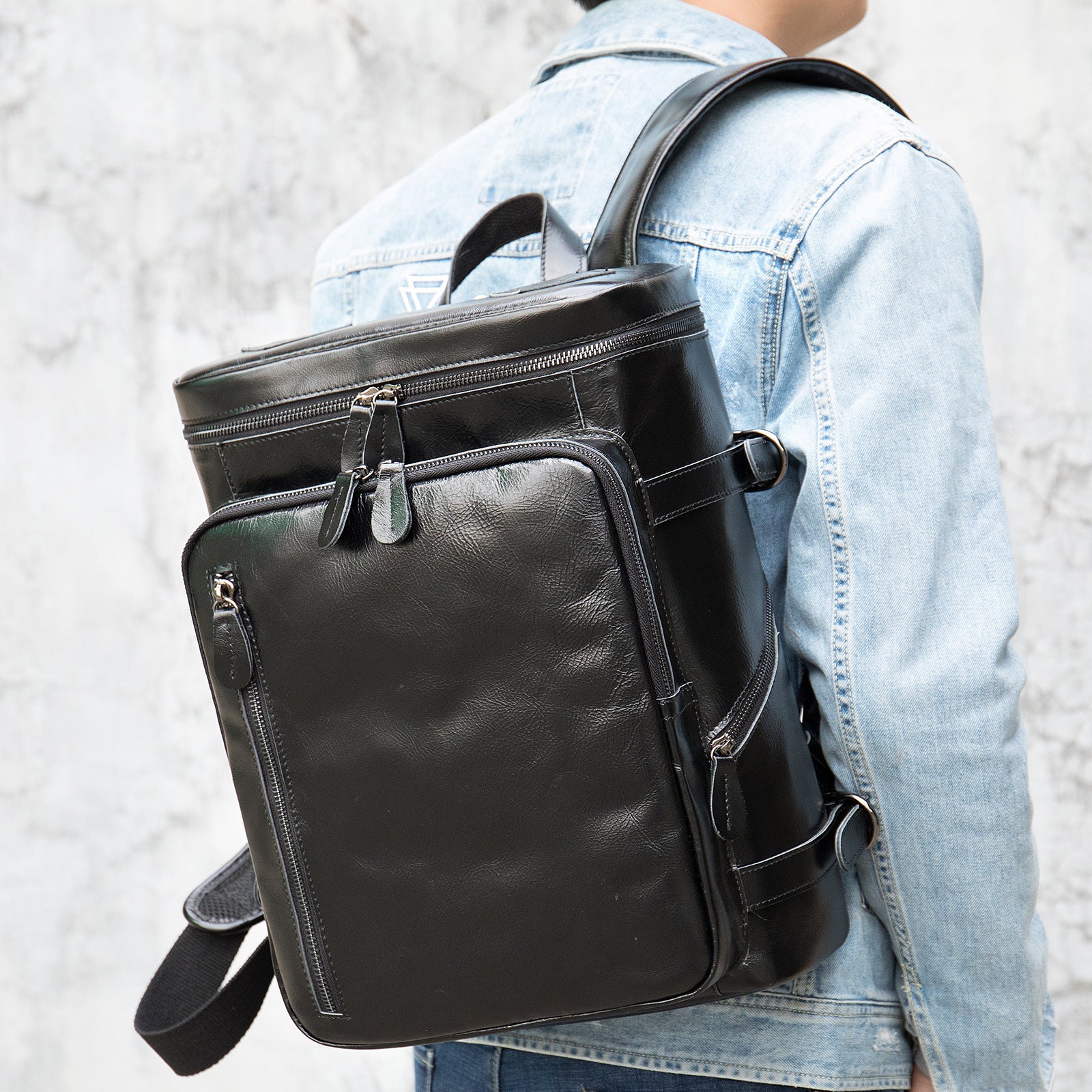 Dustin’s Discovery Pack – Retro Cowhide Backpack