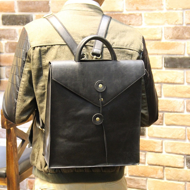 The Owl Post Satchel – Leather Wizarding Backpack