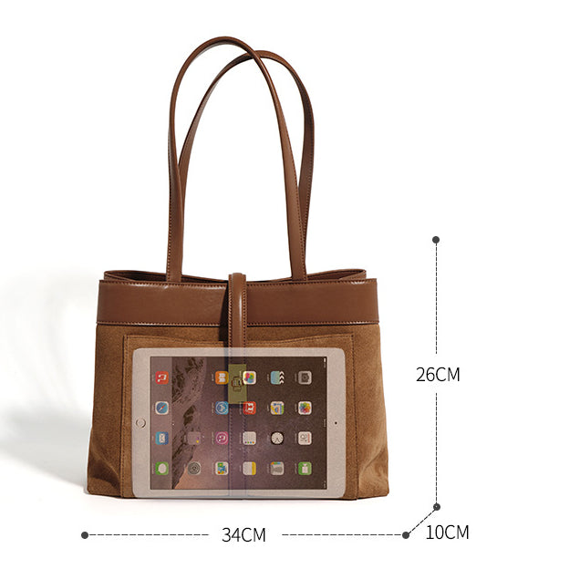 She’s All I Wanna Be Suede Tote