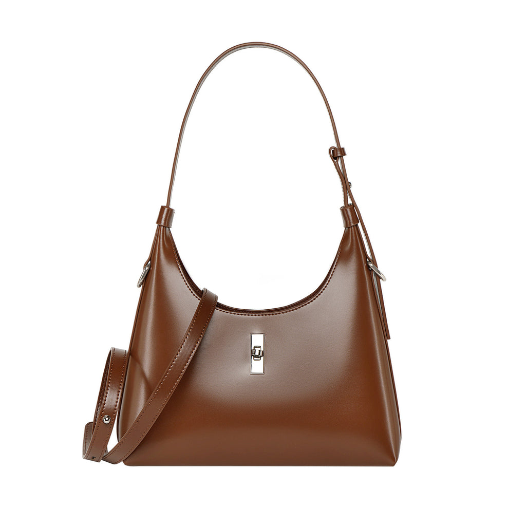Soft Kitty Catalog – Retro Crescent Leather Shoulder Bag