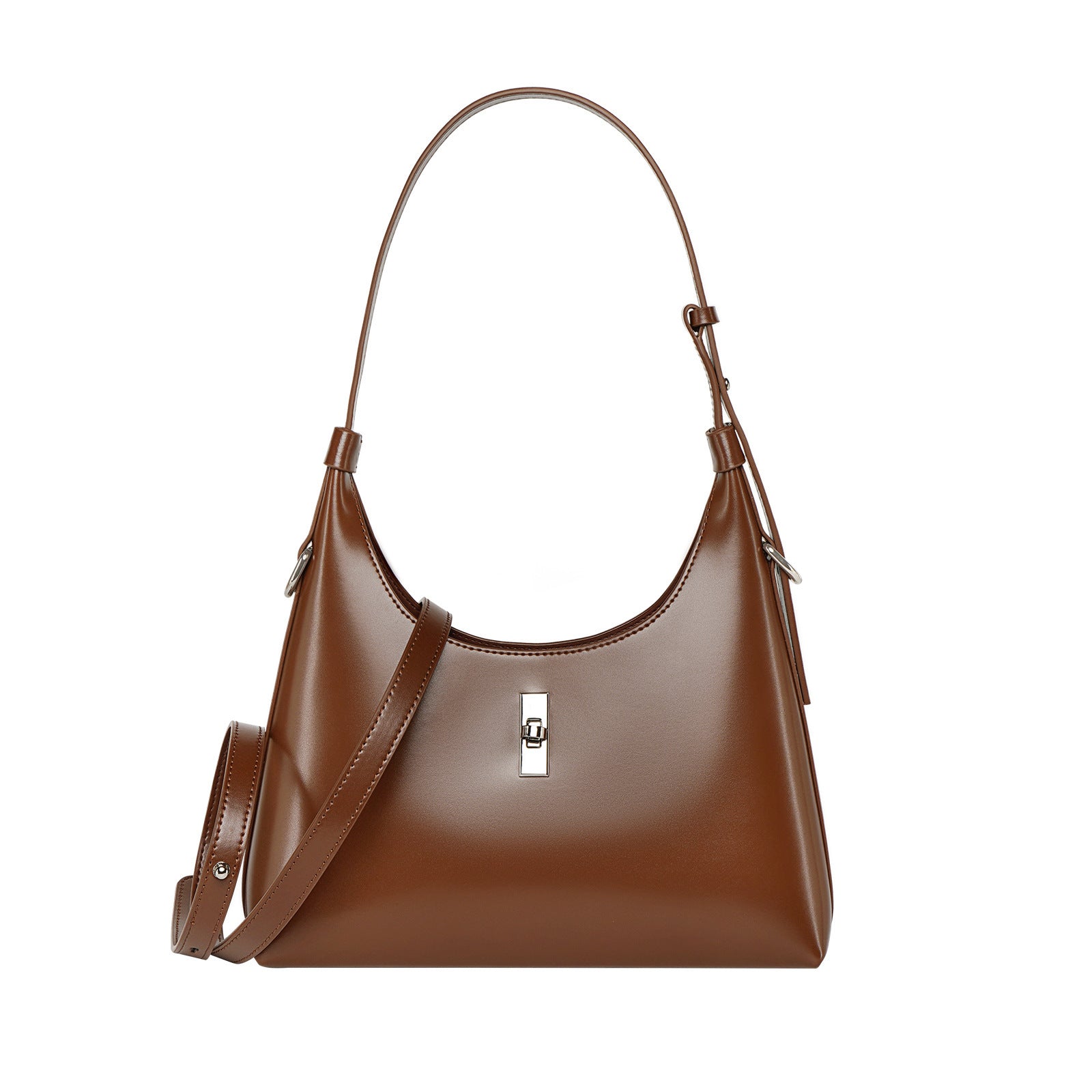Soft Kitty Catalog – Retro Crescent Leather Shoulder Bag