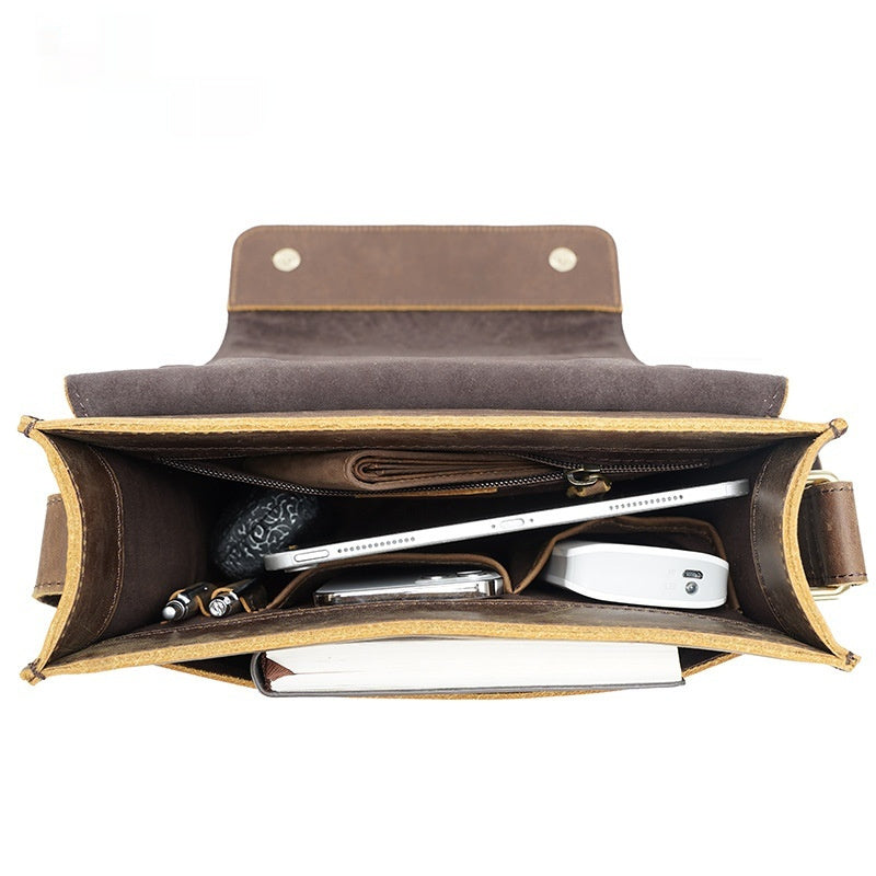 Peaky Dispatch – Vintage Genuine Leather Messenger