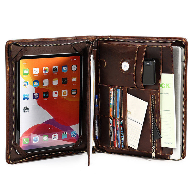 Another Draft – Architect Top Layer Cowhide Briefcase