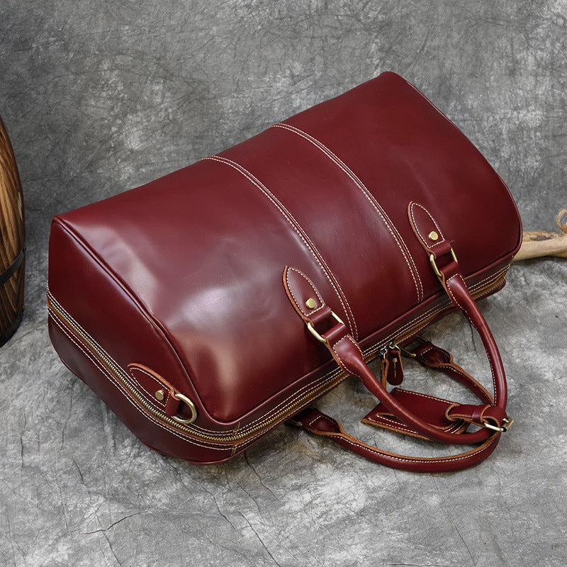 Vecna Voyage – Retro Leather Duffel