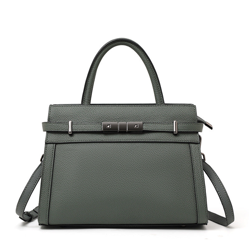 The Sylvie Power Move Leather Top-Handle Bag