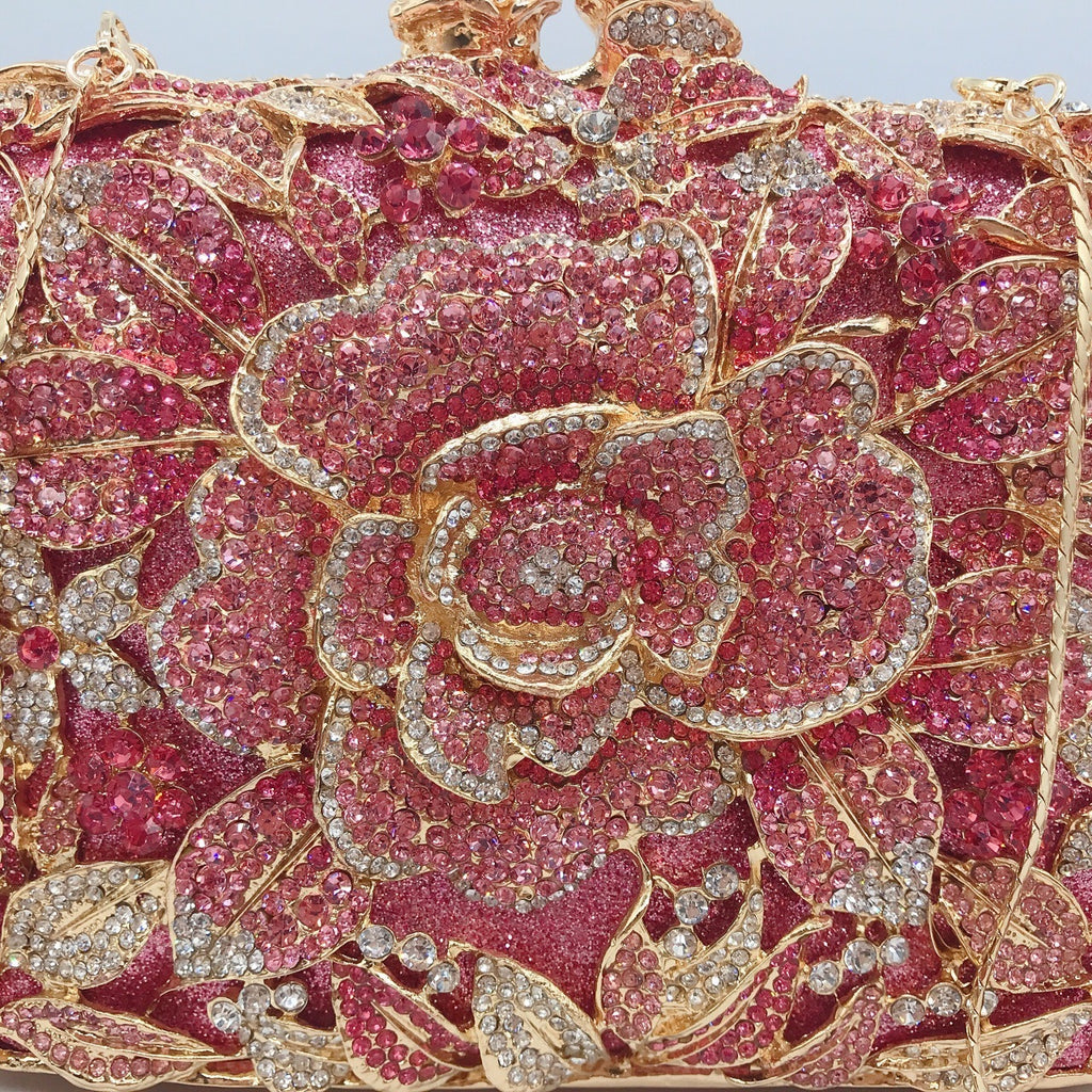 Taste of Glam – Pink Crystal Evening Bag