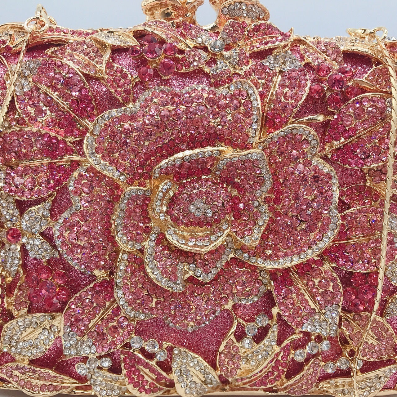 Taste of Glam – Pink Crystal Evening Bag