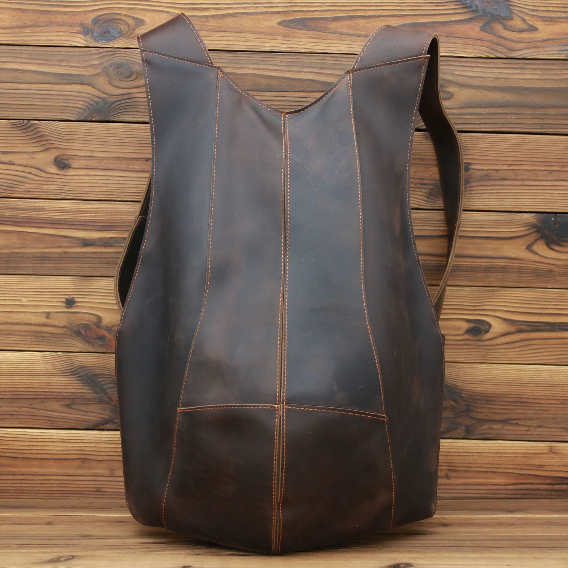Lose Yourself in Notes  – Modernist Cowhide Backpack