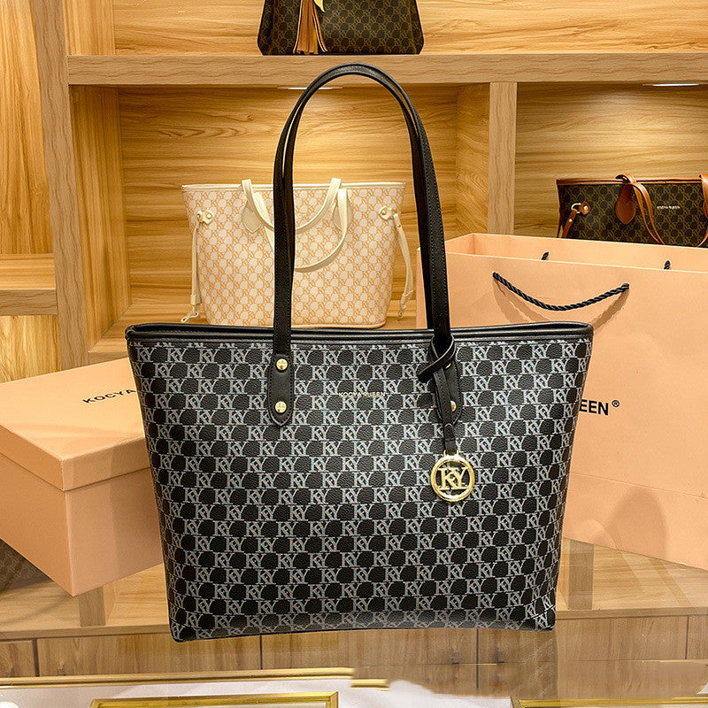 Empire Runway – Printed Shoulder Tote for Work & Everyday Slay