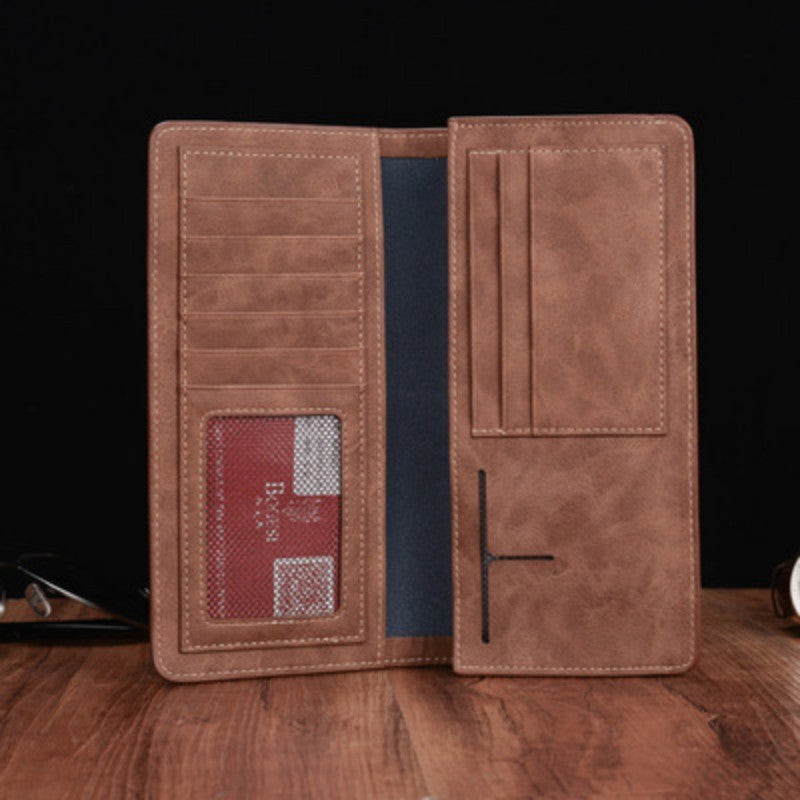 Power Play – Genuine Leather Long Wallet for Professionals