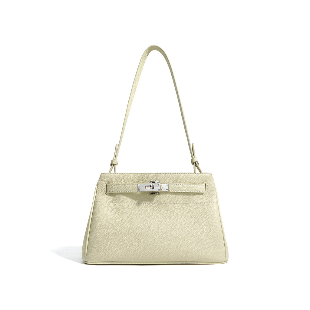 The Waldorf Lock Leather Shoulder Bag