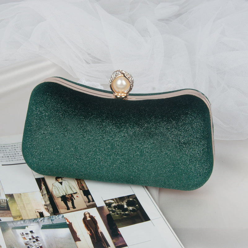 Velvet hot vintage lady handbag