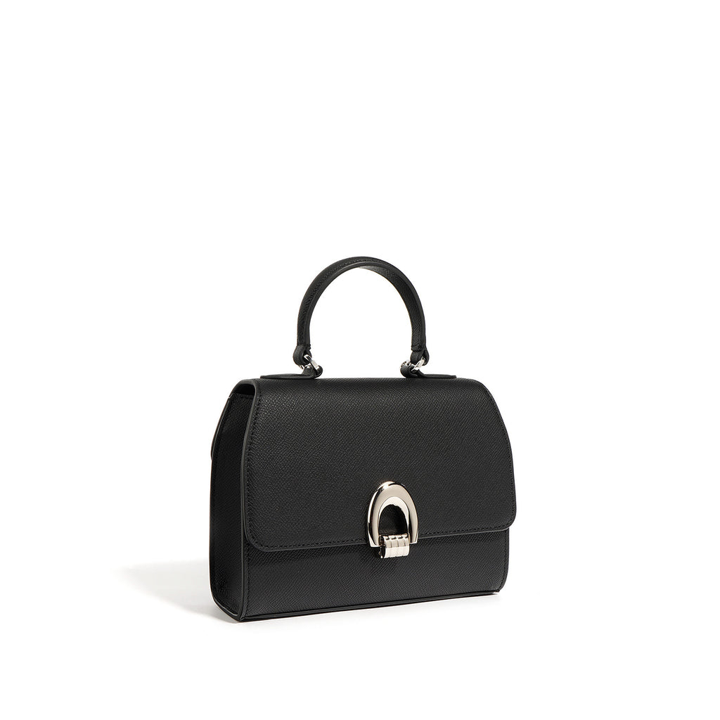 Halo Chic – Elegant Cowhide Shoulder Handbag