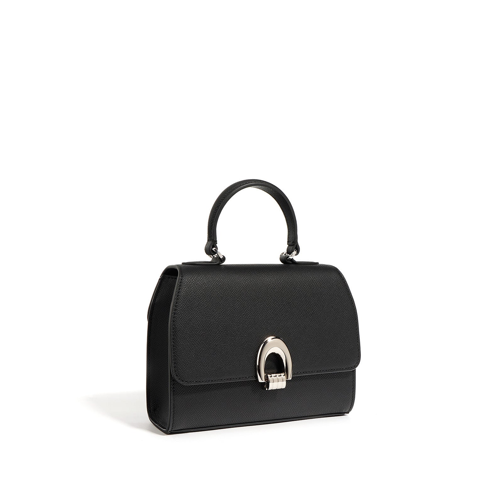 Halo Chic – Elegant Cowhide Shoulder Handbag