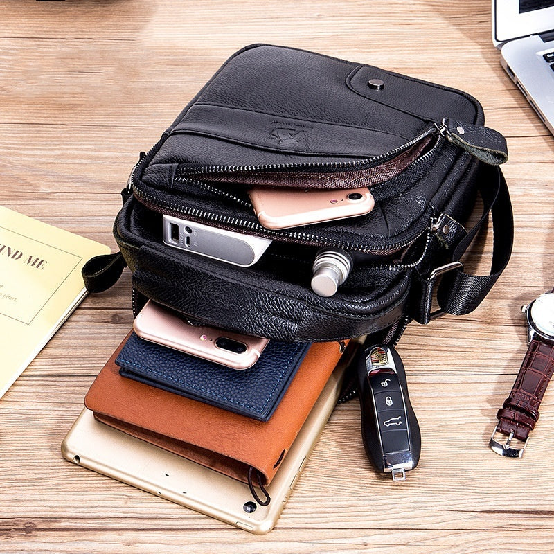 Shape Of Plans - Cowhide Crossbody Bag