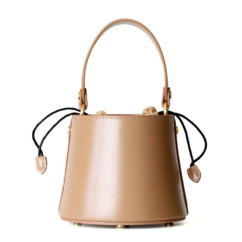 Getaway Car Nights Leather Bucket Bag