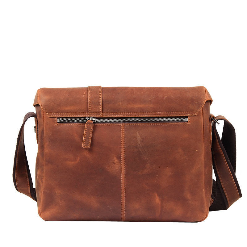Breaking Boundaries – Vintage Cowhide Satchel