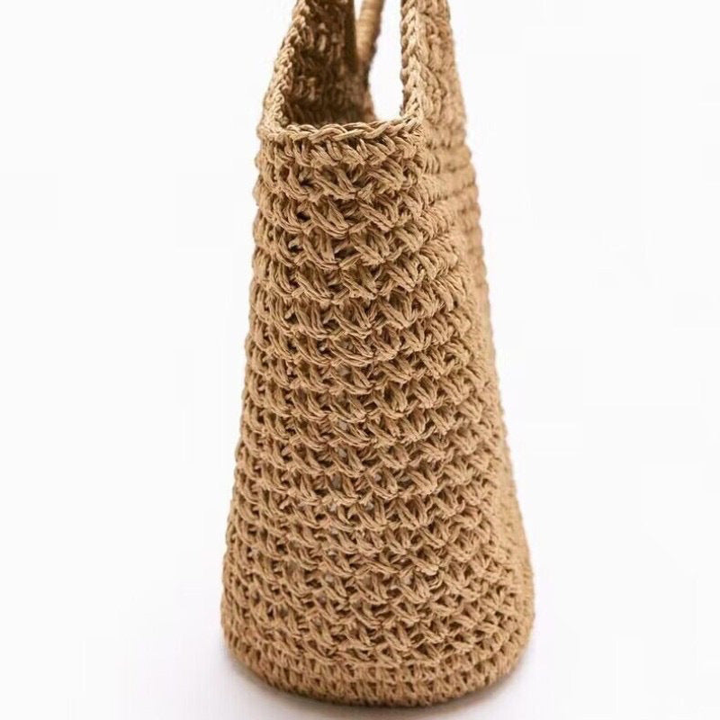 Cardigan Coast Carry – Handmade Woven Ring Handle Tote