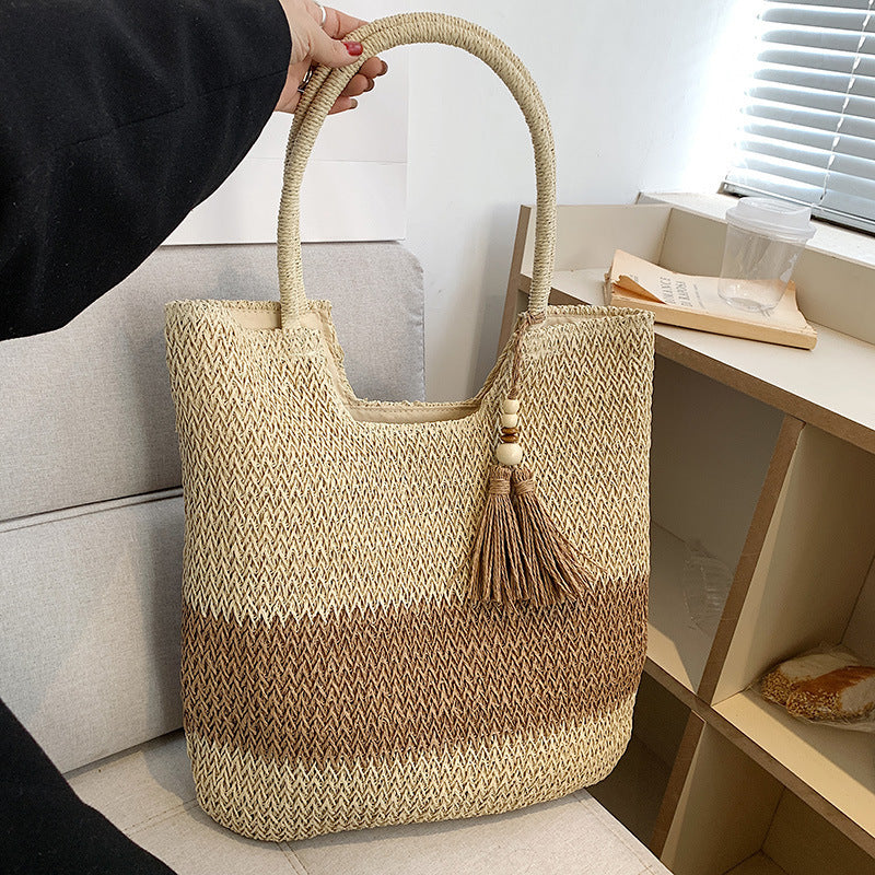 Thank U, Next Vacation Beach Woven Tote