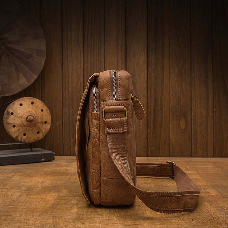 Harrington Commute Bag – Classic Cowhide Crossbody