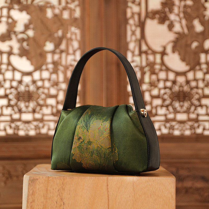 Atlas Bloom – Silk Messenger Bag