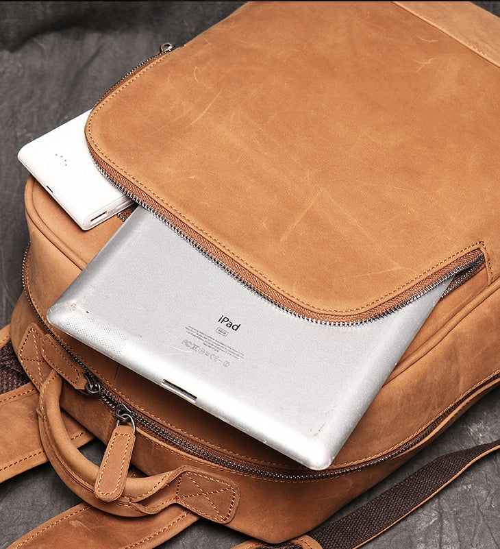 The Harrington Hero Leather Backpack