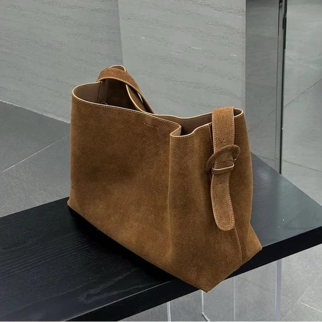 Cozy With Cashmere – Winter Matte Leather Crossbody