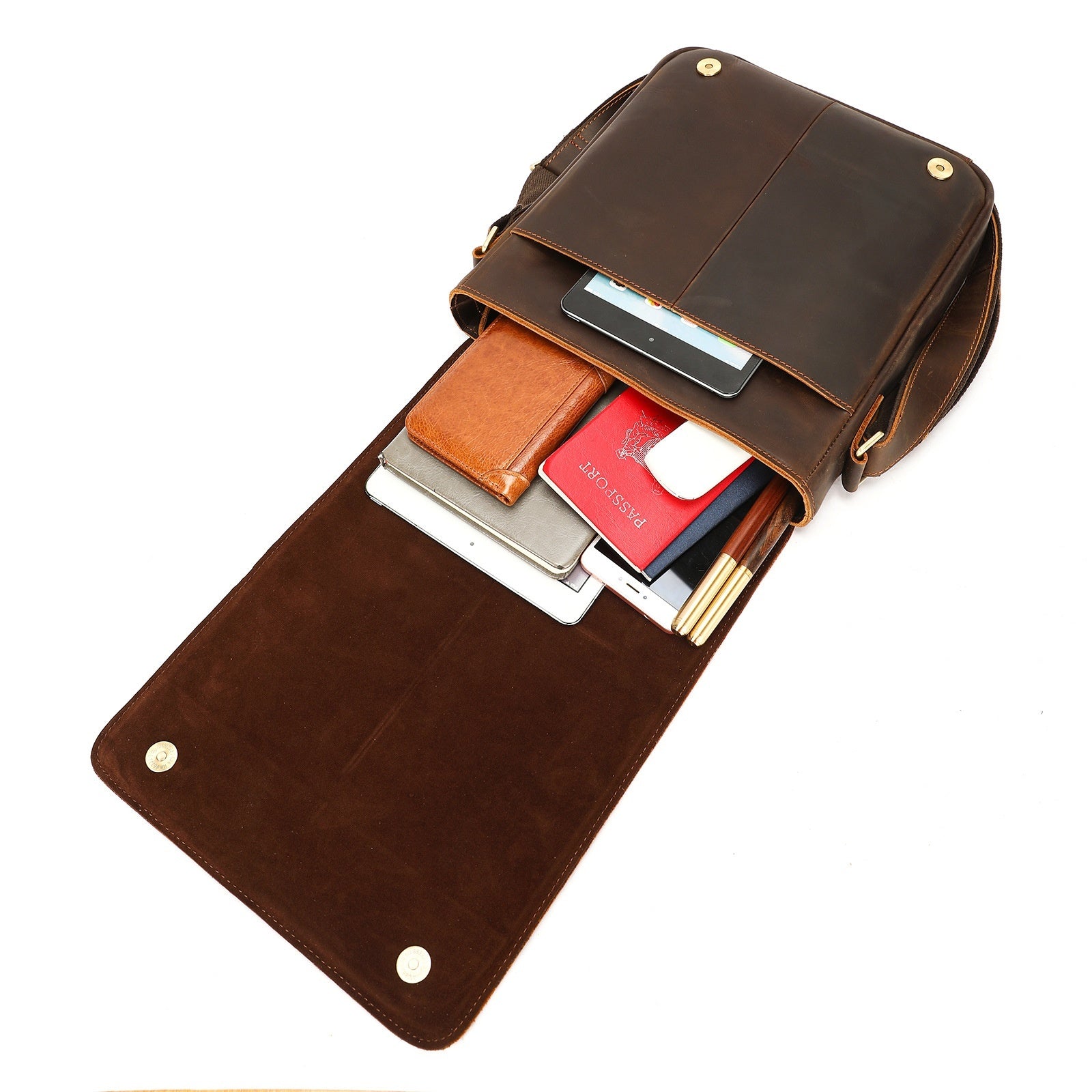 The Jonathan Byers Classic Leather Crossbody Bag