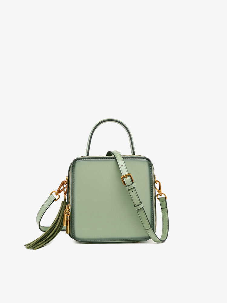 Vroom Vibe – Structured Zip Shoulder Bag
