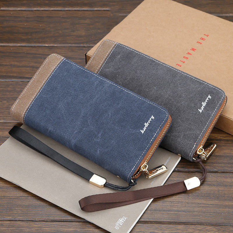 Hawkins Trail – Canvas Zip Wristlet