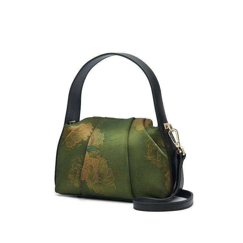 Atlas Bloom – Silk Messenger Bag