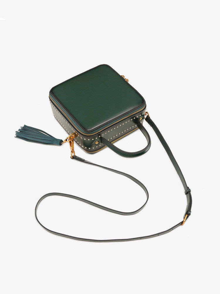 Vroom Vibe – Structured Zip Shoulder Bag