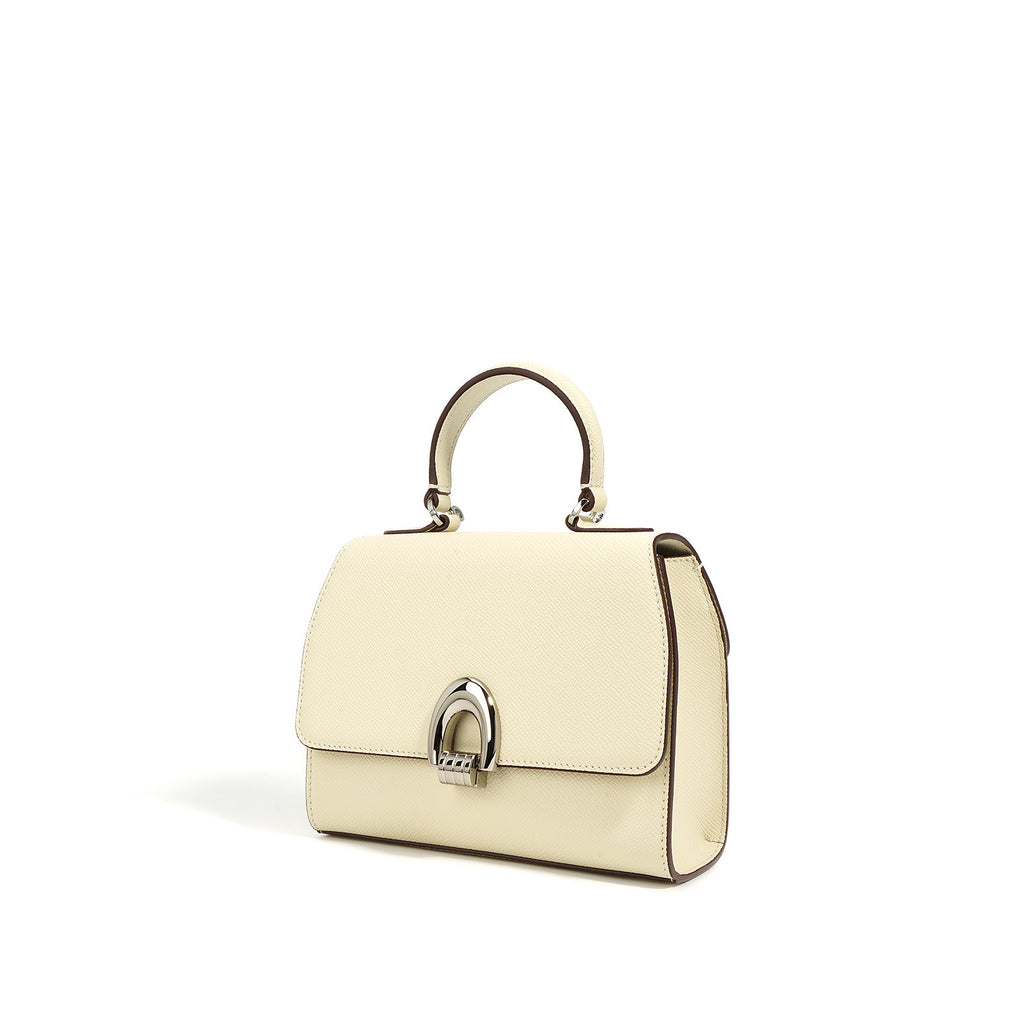 Halo Chic – Elegant Cowhide Shoulder Handbag