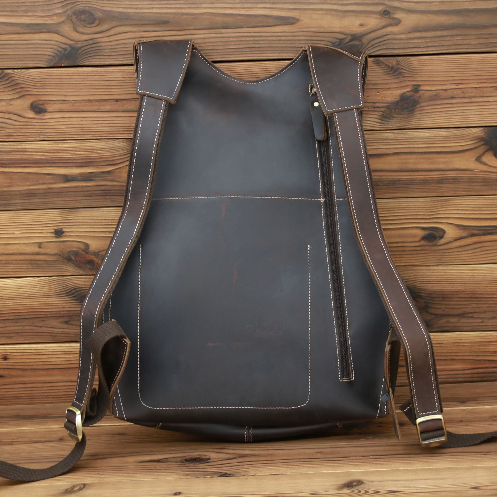 Lose Yourself in Notes  – Modernist Cowhide Backpack