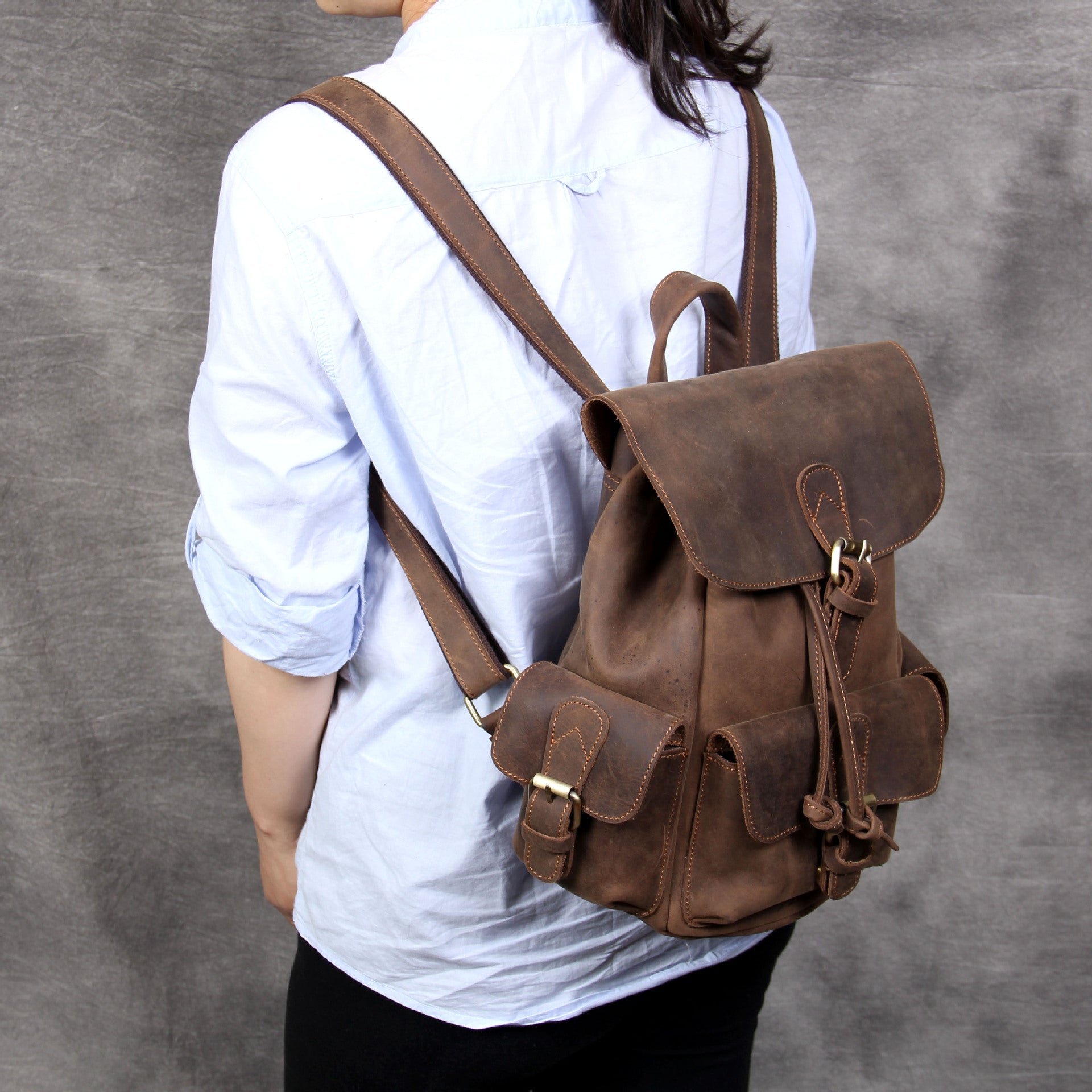 The August Road Leather Backpack