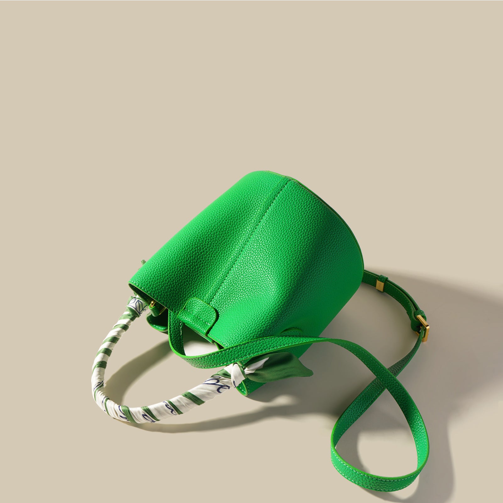 Brat Glow – Statement Genuine Leather Bucket Bag with Attitude