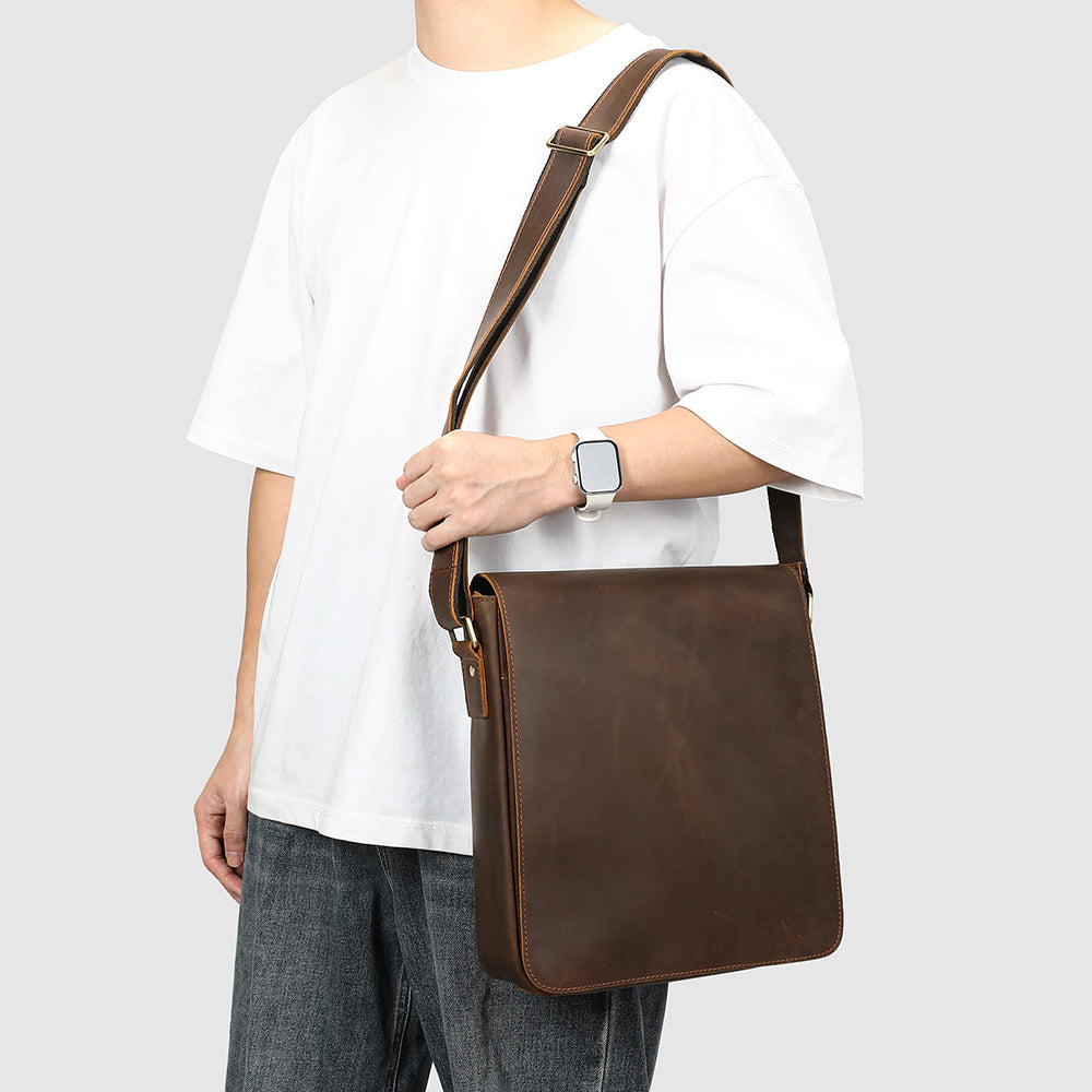 The Jonathan Byers Classic Leather Crossbody Bag